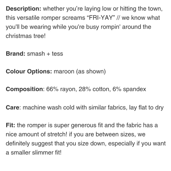 Smash & Tess Friday romper - Picture 2 of 3